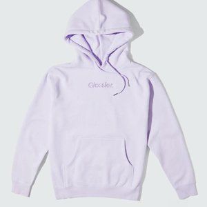 Glossier Limited Edition Embroidered Lavender Hoodie - NWT